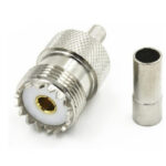 Роз'єм UHF female 6 crimp