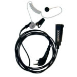 KHS-8bl 2-х провідна гарнітура прихованого носіння з прозорим звуководом та з шумопоглинанням Kenwood