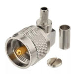 Роз'єм UHF male 7 crimp 90°