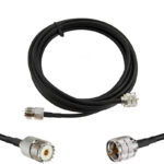 Готова кабельна збірка UHF male або UHF female, з використанням ВЧ кабеля RG-223 довжиною 5 метрів