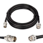 Готова кабельна збірка BNC male + BNC female, з використанням ВЧ кабеля RG-58 C/U довжиною 10 метрів
