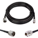 Готова кабельна збірка N male або N female з використанням ВЧ кабелю SLR-240 довжиною 10 метрів