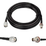 Готова кабельна збірка TNC male або TNC female, з використанням ВЧ кабеля SLR240 довжиною 10 метрів