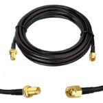 Готова кабельна збірка SMA male - SMA female, з використанням ВЧ кабеля SLR240 довжиною 10 метрів