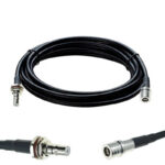 Готова кабельна збірка QMA male – QMA female, з використанням ВЧ кабеля RG-58 C/U довжиною 5 метрів