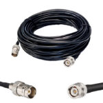 Готова кабельна збірка BNC male + BNC female, з використанням ВЧ кабеля RG-58 C/U довжиною 15 метрів