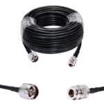 Готова кабельна збірка N male або N female з використанням ВЧ кабелю SLR-240 довжиною 20 метрів