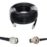 Готова кабельна збірка TNC male – TNC female, з використанням ВЧ кабеля RG-58 C/U довжиною 20 метрів