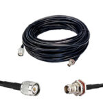 Готова кабельна збірка TNC male – TNC female, з використанням ВЧ кабеля RG-58 C/U довжиною 15 метрів