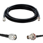 Готова кабельна збірка TNC male або TNC female, з використанням ВЧ кабеля SLR240 довжиною 5 метрів