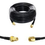 Готова кабельна збірка SMA male або SMA female, з використанням ВЧ кабеля SLR240 довжиною 20 метрів