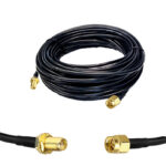 Готова кабельна збірка SMA male або SMA female, з використанням ВЧ кабеля SLR240 довжиною 15 метрів