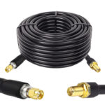 Готова кабельна збірка SMA male або SMA female, з використанням ВЧ кабеля RG-213U, довжиною 20 метрів