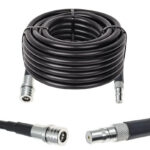 Готова кабельна збірка QMA male або QMA female, з використанням ВЧ кабеля RG8/U  довжиною 15 метрів