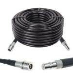 Готова кабельна збірка QMA male або QMA female, з використанням ВЧ кабеля RG8/U  довжиною 20 метрів