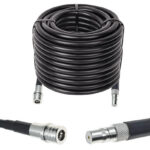 Готова кабельна збірка QMA male або QMA female, з використанням ВЧ кабеля RG8/U  довжиною 30 метрів