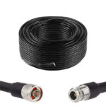 Готова кабельна збірка N male або N female, з використанням ВЧ кабеля SLR600  довжиною 55 метрів