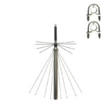 Широкосмугова антена BS-D1300 Rx 25-1300MHz,Тx 120-180/415-465MHz,1600mm, 1.14kg, сталь, N-f, 130km,Тайвань