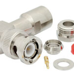 Роз'єм BNC male 7 clamp 90°