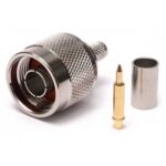 Роз'єм N Type male 6 crimp
