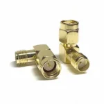 Перехідник SMA male - SMA female 90°