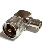 Перехідник UHF male - BNC female 90°