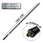 Wi-Fi всеспрямована стаціонарна антена BBT-2425FG15V, 2400–2500 МГц, 15 dBi, N-Female