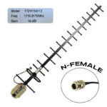 LTE / GSM спрямована Yagi антена BBT-1721YI14V13, 1710–2170МГц, 14 dBi, N-Female