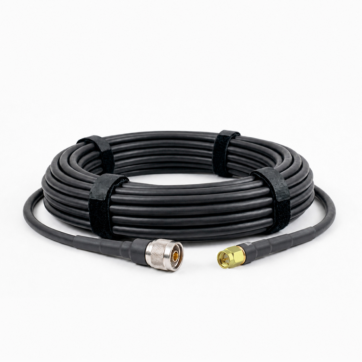 n-male-25-sma-1.jpg Готова кабельна збірка з LMR-400, 25 м, N male / SMA male - Зображення 1